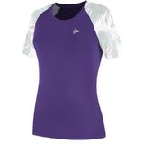 DUNLOP Game Tee 2 voor Dames, Violet, Indigo/Wit/Aventurijngroen, XS