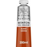 Winsor & Newton 1437074 Winton fijne olieverf van hoge kwaliteit met gelijkmatige consistentie, lichtecht, hoge dekkingskracht en rijk aan pigmenten - 200ml Tube, Burnt Sienna