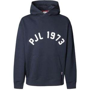 Pepe Jeans Heren MAVERICK HOODIE Sweatshirt, Blauw (DULWICH BLUE), XXL, Blauw (Dulwich Blue), XXL