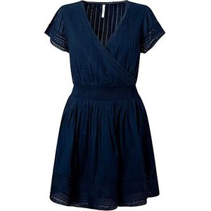 Pepe Jeans Poete-jurk voor dames, Blauw (Dulwich), XL