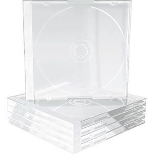 MediaRange CD-lege hoes voor 1 disc, 10,4 mm, transparante tray, BOX24