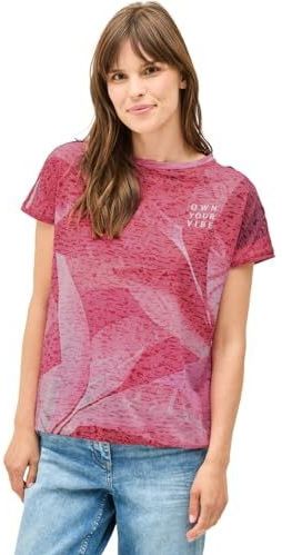 Cecil - Dames Shirt - Rood - Burnout Look