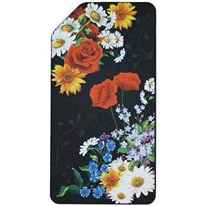 i-Paint Power Bank extra accu PowerBank 3000 mAh, micro-USB, motief: Black Flower, meerkleurig