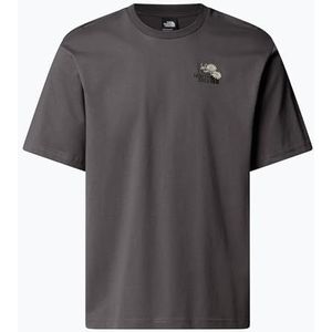 The North Face - Flower Dome - T-Shirt - Anthracite Grey - Relaxed S/S Tee-Graphic