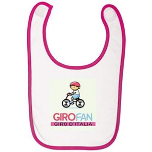 Giro Italia Bibrose slabbetje, wit en roze, eenheidsmaat voor baby's