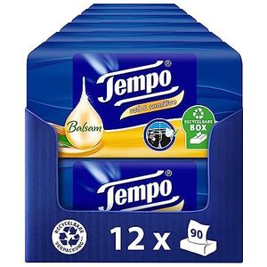 Tempo Zakdoek soft & gevoelige zakdoek box, 6 stuks, 830495