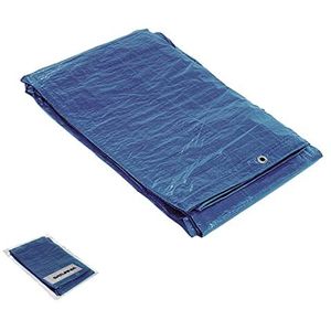 Saturnia 15070020 dekzeil met metalen ogen, 5 x 8 m, blauw