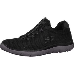 Skechers Summits sneakers voor heren, Zwart Zwart Houtskool, 9 Wide