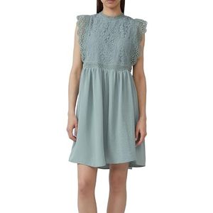 QS - Jurk - Mintgroen - Cocktailjurk - Mouwloos - Knielengte