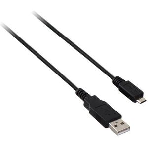 V7 Micro USB 2.0 Device Cable - 3 feet - A Male to B Male Charge and Sync voor Smartphone, Digitale Camera's, MP3-speler, Tablets (V7N2USB2AMCB-03F) - Zwart