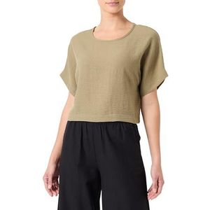 PIECES Pcmaddie T-shirt voor dames, diep lichen green, S