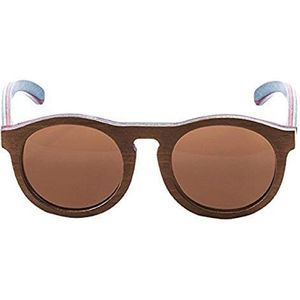 Ocean Sunglasses Fijii® zonnebril, uniseks, volwassenen, skate hout bruin frame/bruine lens