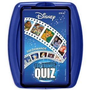 Top Trumps Quiz Disney Classic Quizspel gebaseerd op Disney-personages zoals Elsa, Simba, Assepoester en Pinocchio, leuk cadeau voor kinderen vanaf 8 jaar