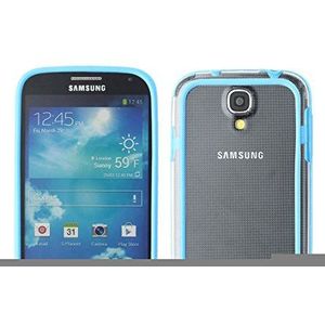 MUZZANO Original Hybrid Bumper Cover Case voor Samsung Galaxy S4 - Blauwe Lagoon