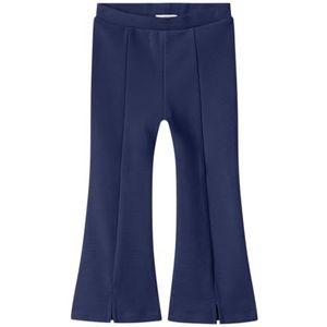 NAME IT Meisje Nmfniba Bootcut Legging, Blauwdruk, 116, Blauwdruk, 116