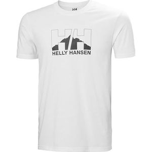 Helly Hansen Heren Nord Graphic T-Shirt - Wit, 2XL