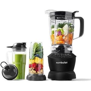 nutribullet Blender Combo Mixer, multifunctionele blender, 1200 watt vermogen, 1,8 liter karaf, BPA-vrij, NBF500DG