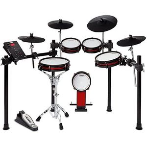 Alesis Drums Crimson II SE - Elektrische drumkit met MIDI in/uit, Dual-Zone Mesh Pads, Triple-Zone Ride, Cymbals met Choke, Double Kick Compatible
