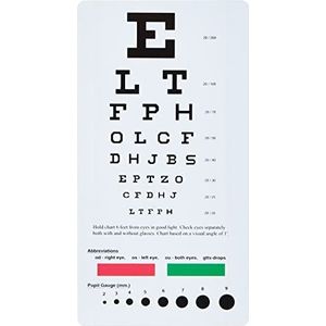 NCD Medical/Prestige Medical 3909 snellen pocket eye chart
