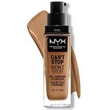 NYX Professional Makeup Can't Stop Won't Stop Full Coverage Foundation, langdurig, waterbestendig, veganistische formule, matte teint, kleur: Cinnamon