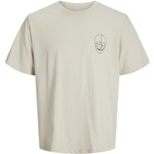 Jack & Jones Jjbrown Tee Ss Crew Neck, maanbeam, M