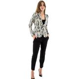 ICHI Casual zakelijke blazer voor dames, 202759/Total Eclipse Tie Dye Aop, M