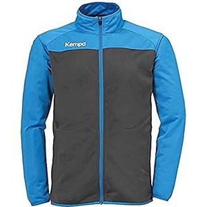 Kempa Prime Poly Jacket Handbaljas voor heren, antraciet, blauw, XXXL