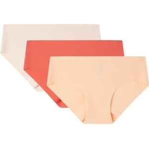 Women'Secret My Everday Colors Damesondergoed, 3 stuks, Rood, L