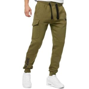 Lonsdale Tweedmouth Dress Pants voor heren, olijf/zwart, S