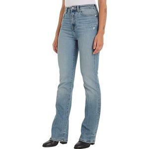 Tommy Hilfiger Bootcut HW Ash Wrn Jeans, grijs, 24W / 34L voor dames, Grijs, 24W / 34L