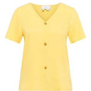 SANIKA Dames blouseshirt 19623005-SA01, geel, M, geel, M