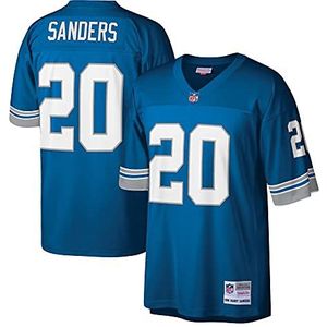 M&N NFL Legacy Tricot – Detroit Lions – Barry Sanders Lions Blue S