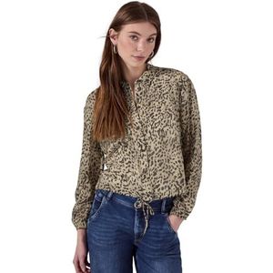 Street One Studio - Blouse - Bruin - Luipaardprint