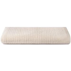 Sweet Home - Badhanddoek wafel 70 x 140 cm, van puur katoen Zero Twist - gebleekt zand