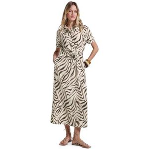 Street One - Gedessineerde Blousejurk - Beige