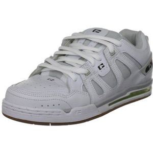 Globe Optie GBOPTION Unisex - Sportieve sneakers voor volwassenen, Wit Wit Zwart 11007, 42.5 EU