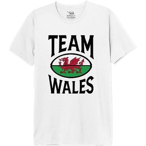 Republic of California T-shirt heren, Wit, M