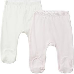 United Colors of Benetton Set van 2 broeken, Wit, 12 Maanden