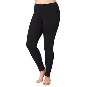 Ulla Popken Grote maten dames grote maat tot 58+, leggings met elastische tailleband rondom, slim fit jersey broek, elastische kwaliteit, 665315