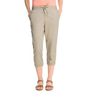 ESPRIT Capri broek voor dames met elastische tailleband, groen (Dry Sage 884), 44