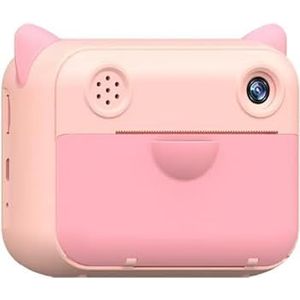 Roze instant afdrukcamera voor kinderen, camera voor foto's en video's