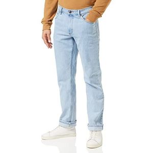 Wrangler heren Authentieke Straight spijkerbroek,blauw (Bleach),32W / 30L