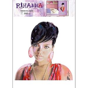 Imagicom Rihanna muurstickers, PVC, meerkleurig, 42,5 x 30.5