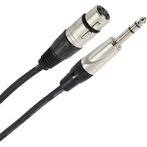 Kabel XLR-aansluiting - jack stereo 15 m Easy