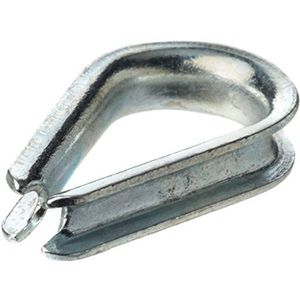 Bulk Hardware BH04219 3 mm kabelkous (verpakking à 20), wit, stuks