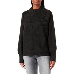 PIECES Dames Pcnatalee Ls O-Neck Knit Noos Bc Qx gebreide trui, zwart, 46/48 Grote maten