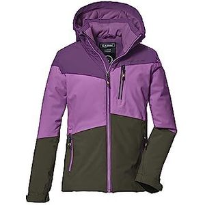 killtec Meisjes Functionele jas met capuchon en sneeuwvanger/outdoorjas is waterdicht KOW 170 GRLS JCKT, dark orchid, 176, 40927-000