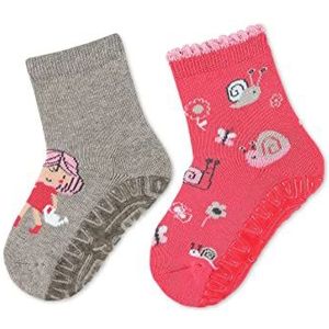 Sterntaler Unisex FLI Air Dp meisjessokken, lichtgrijs, gemêleerd, 18 EU