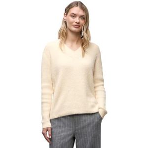 Street One - Zachte Trui - Beige - Dames - V-hals
