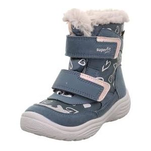 Superfit Mädchen CRYSTAL warm gefütterte Gore-Tex Stiefel, BLAU/SILVER 8020